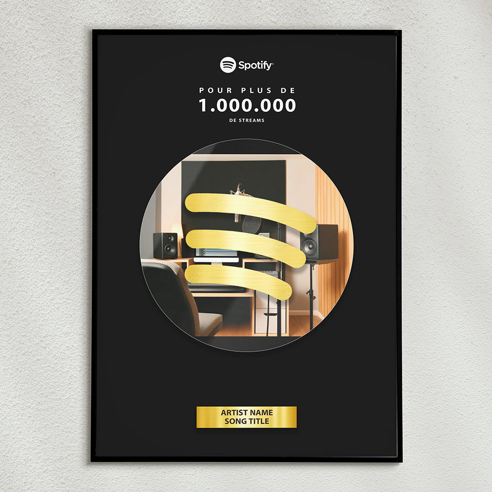 Plaque Spotify